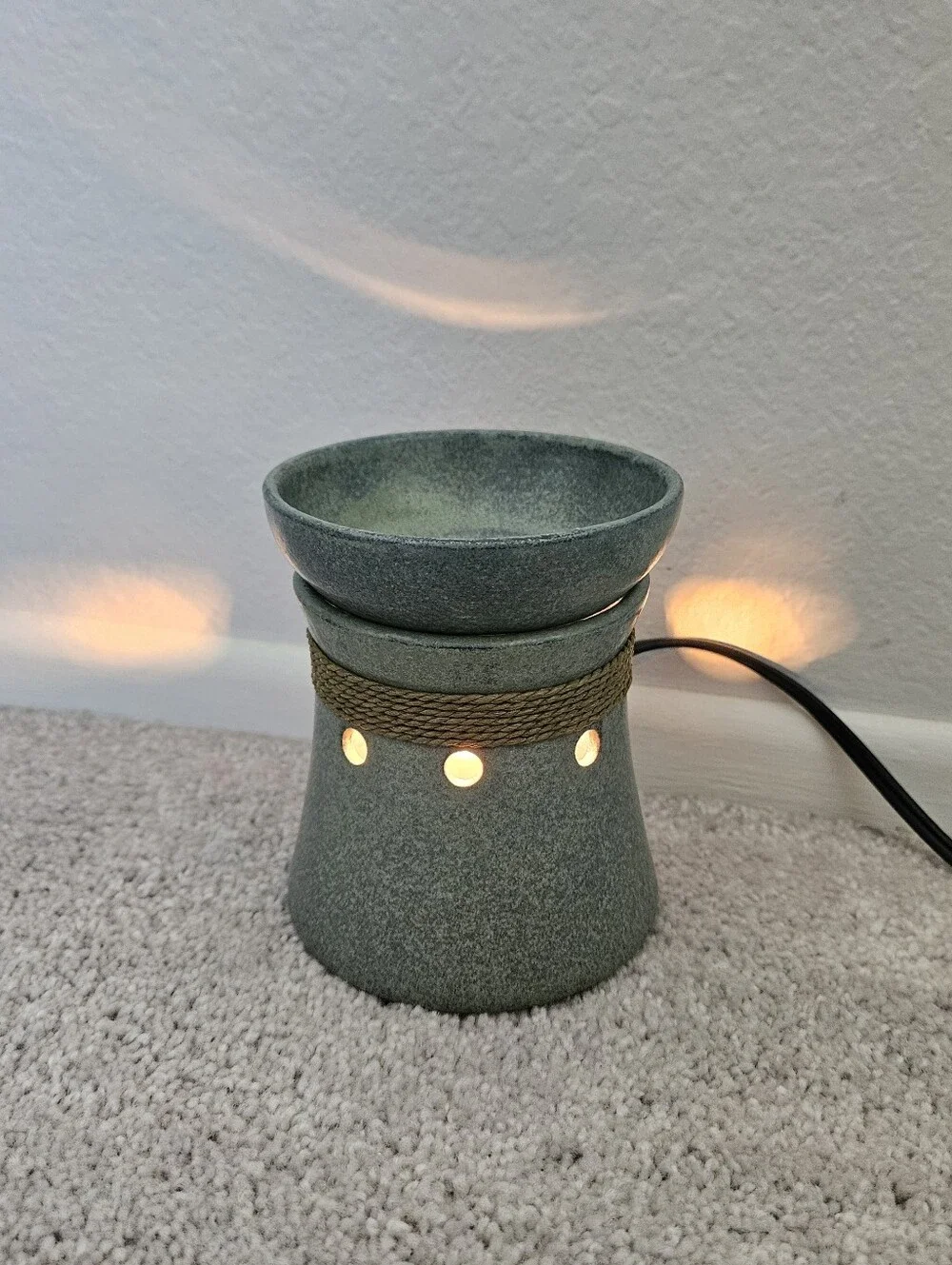 Scentsy | Acadia In Box Wax Warmer Plug In Home Room Ceramic Rustic MSW-ACAD
